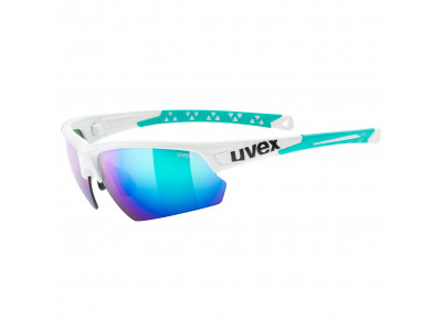 uvex Sportstyle 224 okuliare biele/ zelené