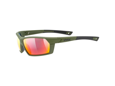 uvex Sportstyle 225 Brille, olive green mat