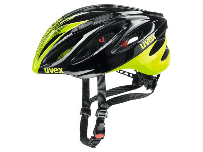 uvex Boss Race helmet black/ neon yellow