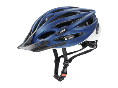 uvex Oversize-Helm blau/weiß matt