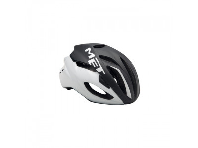 MET RIVALE road helmet black / white matt