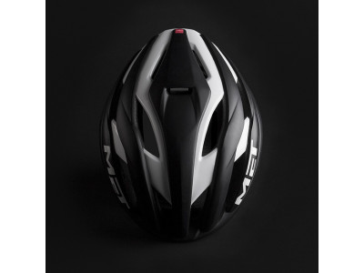 MET TRENTA road helmet shaded black / red matt / gloss