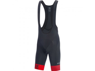 GOREWEAR C5 Optiline Bib Shorts+ black/red