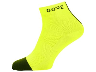 GOREWEAR M Light Mid ponožky, neon yellow/black