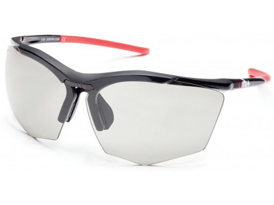 rh+ Super Stylus glasses, black/red, varia gray lens