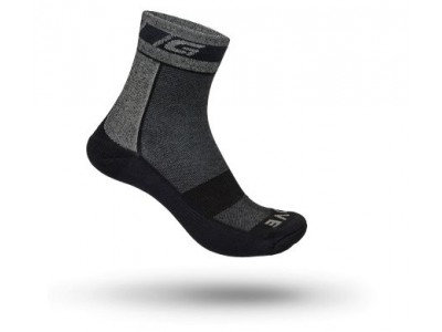 Grip Grab Merino Winter ponožky, čierna/sivá