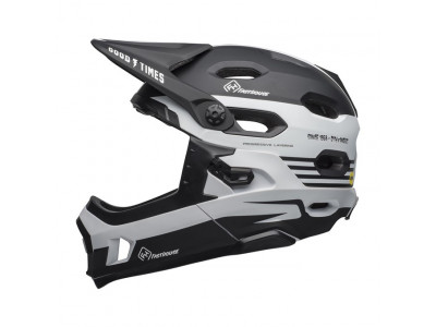 Bell Super DH MIPS Fasthouse helmet Mat Black / White M