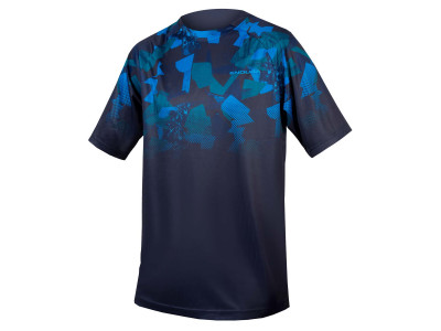 Tricou bărbați Endura SingleTrack Print LTD cu mânecă scurtă bleumarin