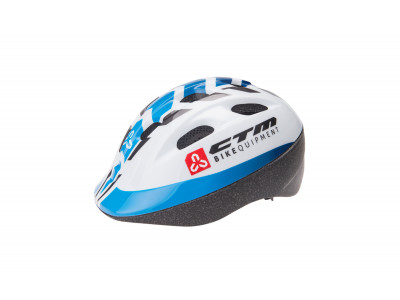 CTM Helmet MAX, children&#39;s, white / blue 48-54 cm