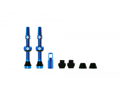 Muc-Off tubeless valves, Presta valve 44 mm, blue