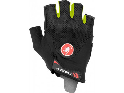 Castelli ARENBERG GEL 2 gloves, black/yellow fluo