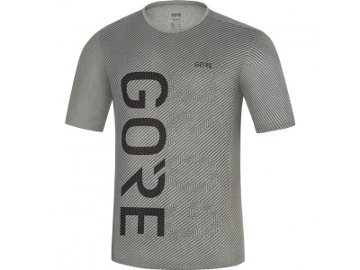 GOREWEAR M Brand T-Shirt Graphitgrau/Terragrau