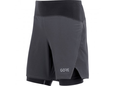 Krótkie spodnie GOREWEAR R7 2w1 w kolorze czarnym