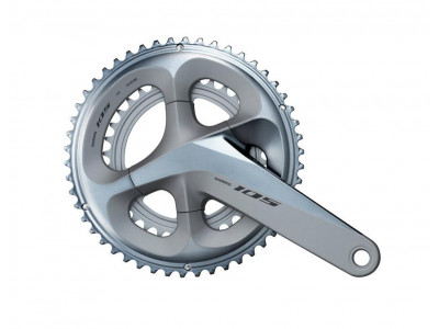 Shimano střed 105 FCR7000 170mm 52/36z. 11-k. HTII bez ložiska stříbrný