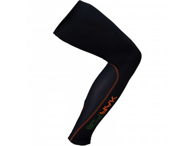 Karpos leg warmers black / orange fluo