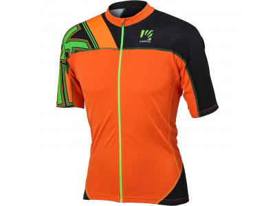 Bezpłatna koszulka rowerowa MTB Karpos TECK w kolorze pomarańczowym/ciemnoszarym