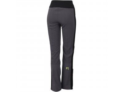 Pantaloni de dama Karpos WALL LITE, gri inchis/negru