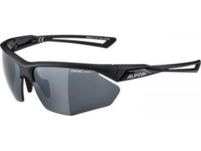 Alpina Nylos HR glasses, black matte