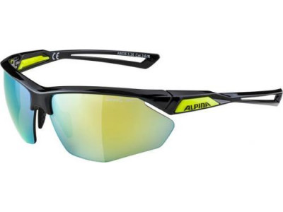 Alpina Nylos HR glasses, black/neon yellow