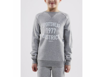 Craft District Crewneck Children&#39;s Sweatshirt, Gray