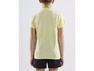 CRAFT District JR Kinder-T-Shirt, gelb