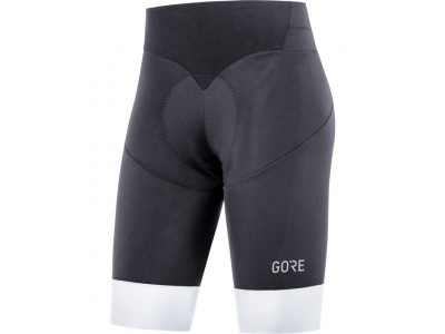 GOREWEAR C5 Damen kurze elastische Hose+ Schwarz/Weiß 36