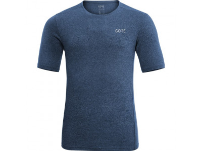 T-shirt GOREWEAR R3 Melange z krótkim rękawem ciemnoniebieski
