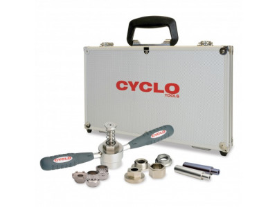 Narzędzia Cyclo Zestaw narzędzi Cyclo-Tools do różnych typów ściągaczy łożysk środkowych