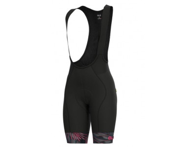 ALÉ GRAPHICS PRR SUNSET LADY women&#39;s bib shorts and a black/fluo pink insert