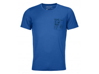 Ortovox 185 Merino Way To Powder TS T-shirt Just Blue