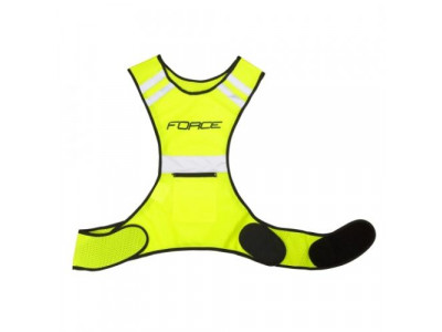 FORCE Sport kamizelka, fluorescencyjna żółta