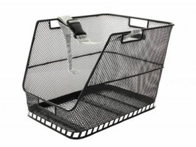 Basil CLASS carrier basket with reflective belt