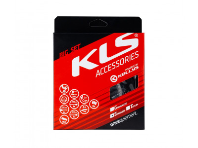 Kellys KLS BIG set, radiaci/brzdový, čierna
