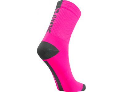 SILVINI Allaro cyklistické ponožky pink/charcoal
