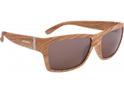 ALPINA KACEY sunglasses, wood/ceramic mirror brown