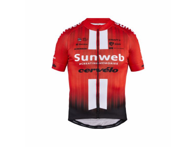 Replika męskiej koszulki rowerowej Craft Sunweb