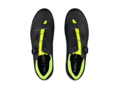 fizik Overcurve R5 cycling shoes, black/fluo yellow