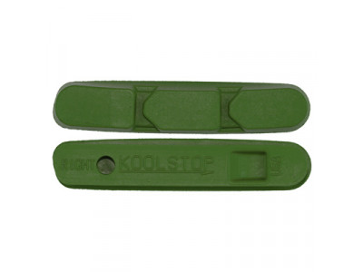 Kool-Stop brzdové gumičky Campa -Type zelené 