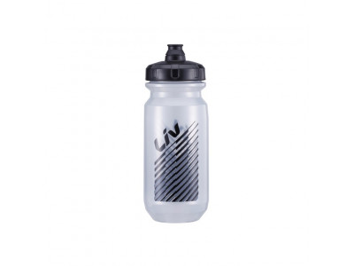 Liv Doublespring bottle, 600 ml, transparent/black