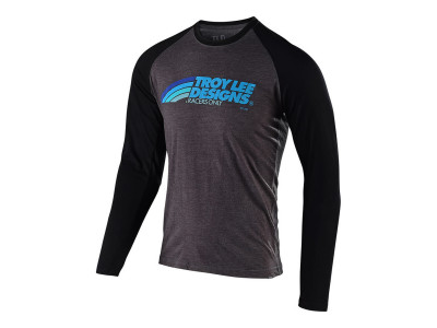 Troy Lee Designs Velo men&#39;s T-shirt long sleeve Charcoal / Black