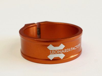 Leonardi Factory Collarino Reggisella saddle clamp 31.6 mm orange