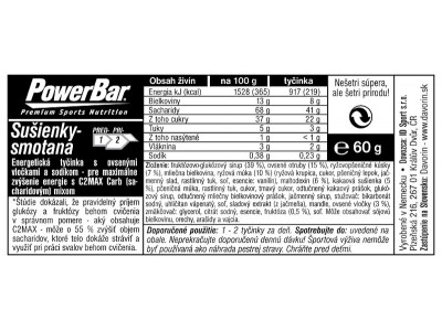 PowerBar Energize baton, 55 g, prăjituri/cremă