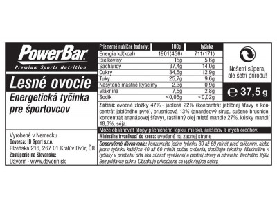 PowerBar Naturalny baton energetyczny 40g owoców leśnych