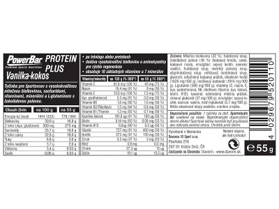 PowerBar ProteinPlus 30% szelet 55g vaníliás-kókuszos