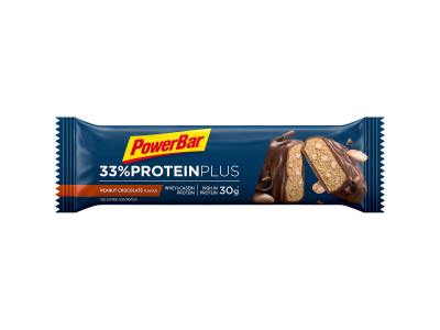 Baton PowerBar ProteinPlus 33% ciocolată-arahide
