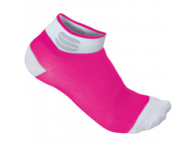 Ciorapi dama Sportful Pro 5 roz/alb