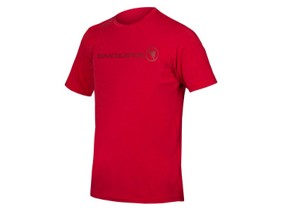 T-shirt męski Endura Singletrack Merino w kolorze rdzawej czerwieni