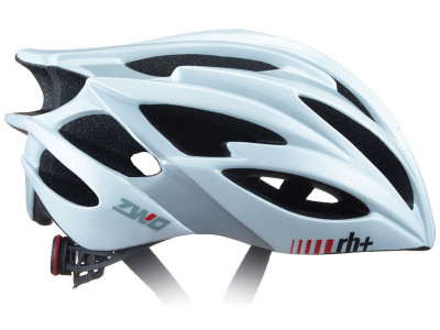 rh+ ZW0 Helm, weiß glänzend/silber matt