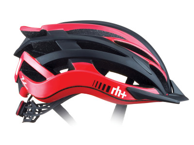 rh+ 2in1 helmet, matt black/gloss salmon