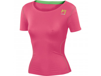 Tricou de alergare pentru femei Karpos FAST roz fluo